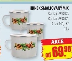 Smaltovaný hrnek