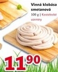 Vinná klobása smetanová Schneider