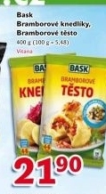 Knedlíky bramborové v prášku Bask