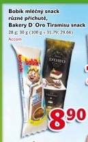 Dezert s mléčnou náplní Bobík