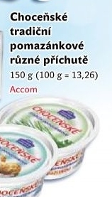 Tradiční pomazánkové ochucené Choceňské