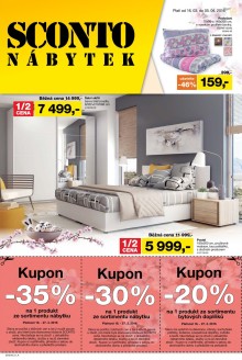 akční leták Sconto nábytek 16.3.2016-5.4.2016