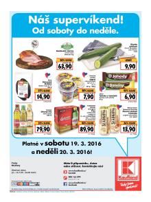 akční leták Kaufland 17.3.2016-23.3.2016