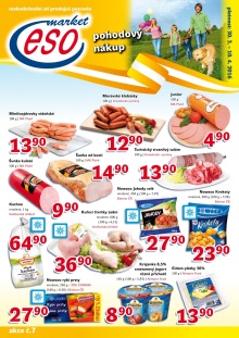 akční leták ESO MARKET 30.3.2016-10.4.2016