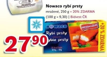 Rybí prsty předsmažené Nowaco