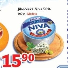 Sýr Niva Jihočeská 50% Madeta