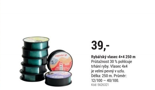 Rybár?ský vlasec 4×4 250 m