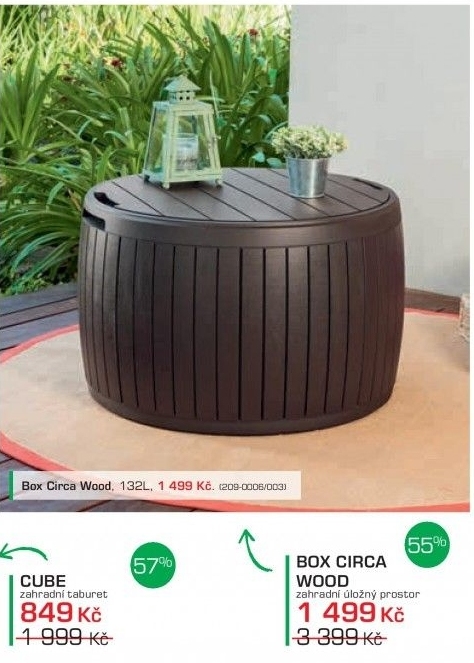 Box Circa Wood, 132L (hnědá)
