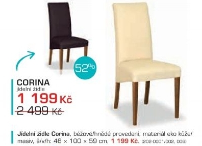 Corina (ořech/eko kůže elektra, béžová)