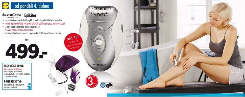 Epilátor Silver Crest - Lidl akcniletaky.com