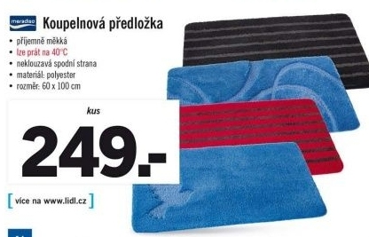 Koupelnová předložka Meradiso