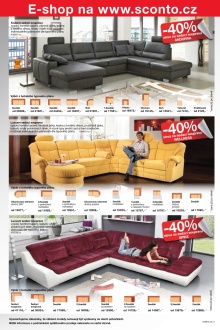 akční leták Sconto nábytek 6.4.2016-19.4.2016