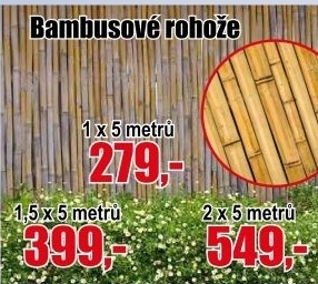 Rohož bambusová 1x5m