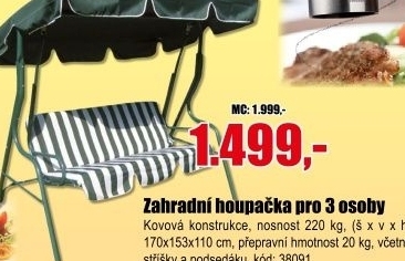 Houpačka Happy Green STRIPY II