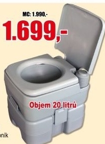 Toaleta přenosná Happy Green 20l