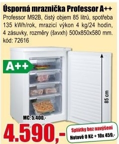 Mraznička Professor M92B, A++