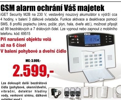 Alarm iGET Security M2B