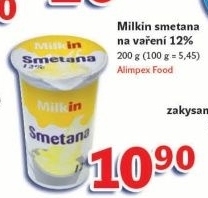 Smetana Milkin 12%