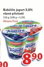 Jogurt babiččin Ehrmann