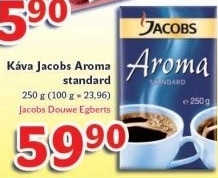 Mletá káva Jacobs Aroma Standard