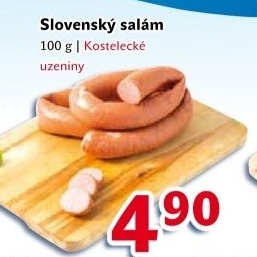 Salám slovenský točený Kostelecké uzeniny