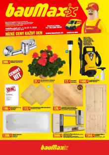 akční leták bauMax 1.4.2016-27.4.2016