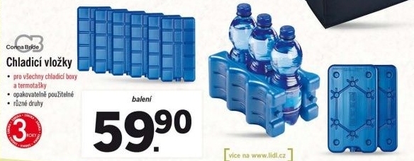 Chladicí vložky Conna Bride