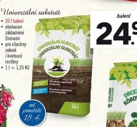 Univerzální substrát - Lidl akcniletaky.com