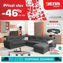 akční leták Jena nábytek 20.4.2016-10.5.2016