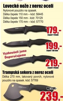 Sekerka trampská nerez Extol Premium