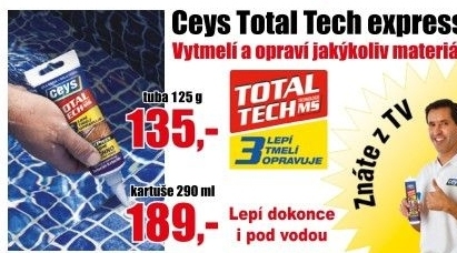 Ceys Total Tech express bílý 290ml