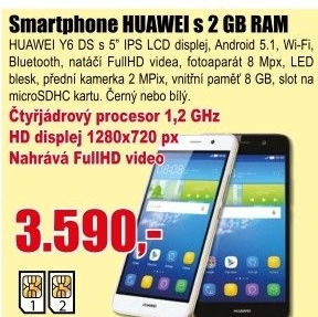 Telefon HUAWEI Y6 DS Black