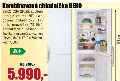 Chlad/mraz BEKO CSA 29025