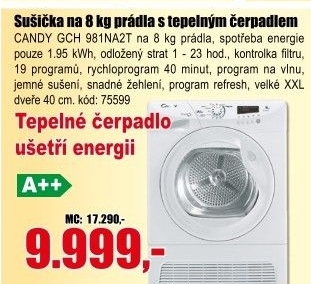 Sušička CANDY GCH 981NA2T