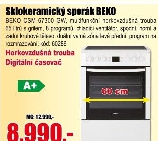 Sporák BEKO CSM 67300 GW