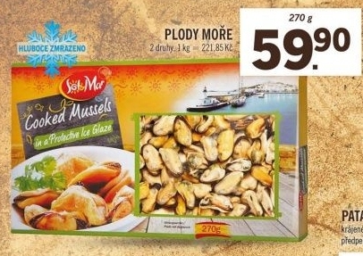 Mořské plody mražené Sol&amp