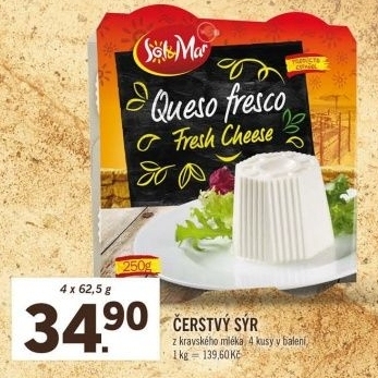 Sýr čerstvý Sol&amp