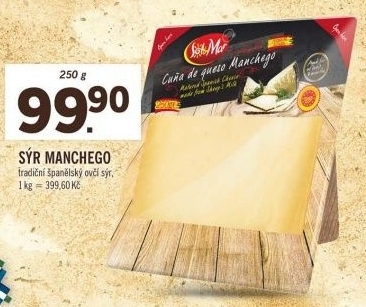 Sýr ovčí Manchego Sol&amp