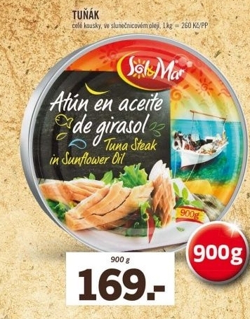 Tuňák kousky v oleji Sol&amp