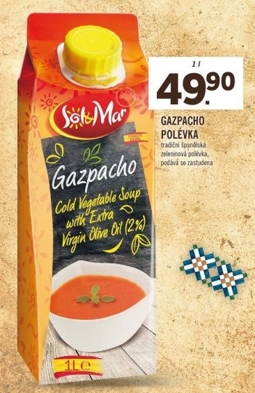 Polévka gazpacho Sol&amp