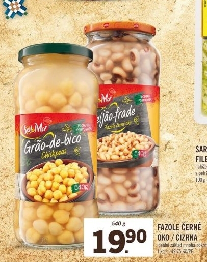 Fazole černé oko Sol&amp