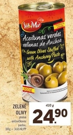 Olivy plněné Sol&amp