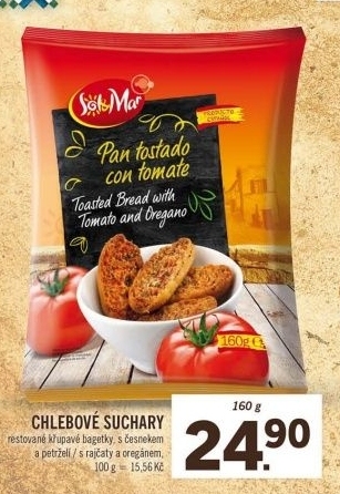 Krekry chlebové Sol&amp