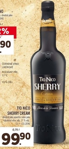 Sherry Cream Tio Nico