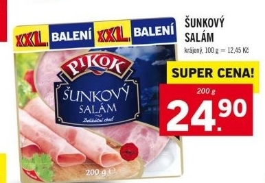 Salám šunkový Pikok