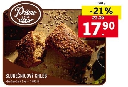 Chléb slunečnicový