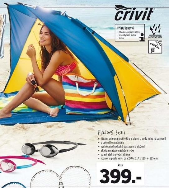 Plážový stan Crivit