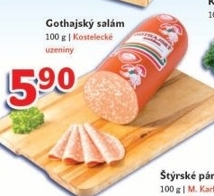 Salám Gothaj Kostelecké uzeniny