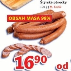 Párečky štýrské M. Karlík