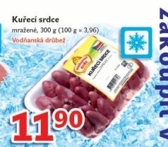Srdce kuřecí mražená Vodňanské kuře